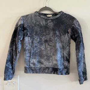 Appaman Boys 8 Gray Pewter Tie Dye Crewneck